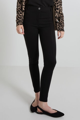 Leggings a vita alta - Nero
