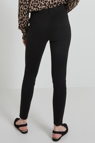 Leggings a vita alta - Nero