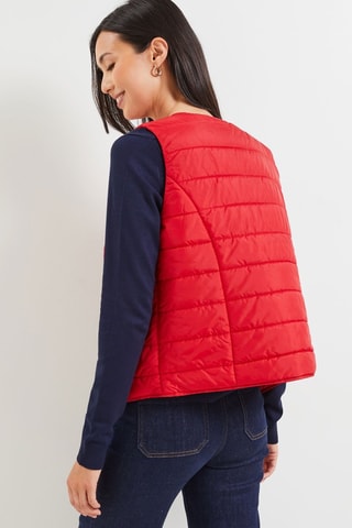 Piumino senza maniche - Rosso