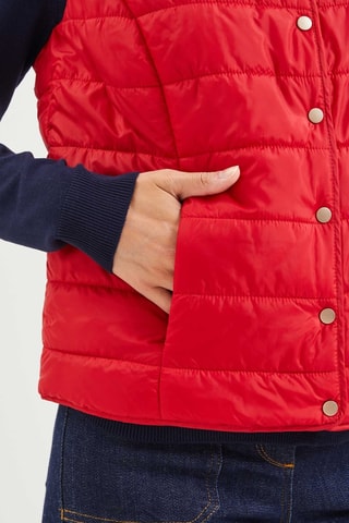 Piumino senza maniche - Rosso