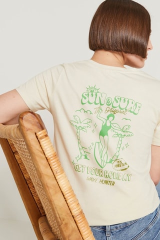 T-shirt - Beige