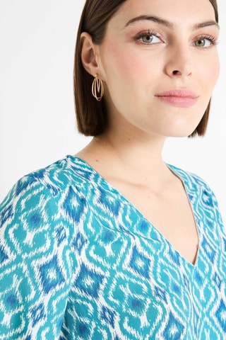 Blusa - Turchese e petrolio