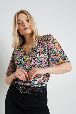 Blusa - Rosa e rosso