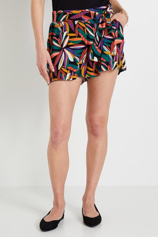 Shorts a vita alta - Nero