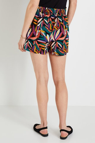 Shorts a vita alta - Nero