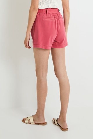 Shorts in jeans - Rosso