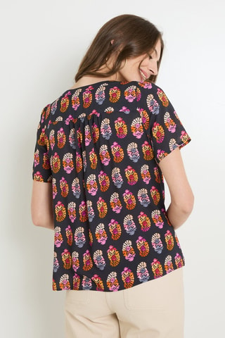 Camicia - Antracite e rosa