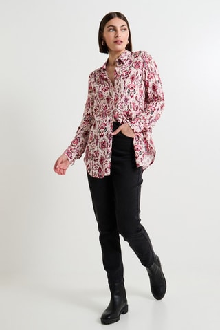 Camicia - Bianco e bordeaux