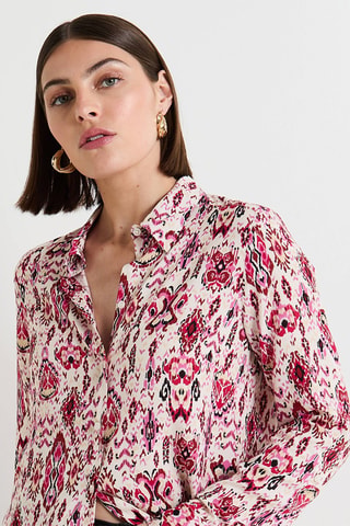 Camicia - Bianco e bordeaux