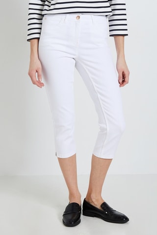 Pinocchietto in jeans - Bianco