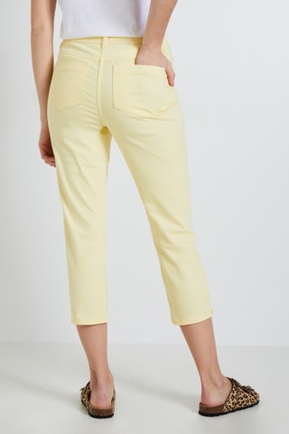 Pinocchietto in jeans - Giallo