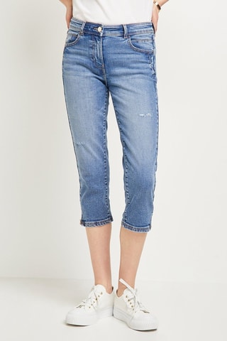 Pinocchietto in jeans - Blu