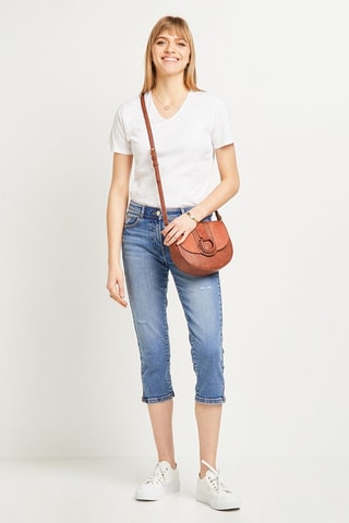 Pinocchietto in jeans - Blu