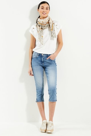 Pinocchietto in jeans - Celeste