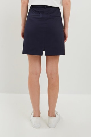 Gonna taglio dritto - Navy