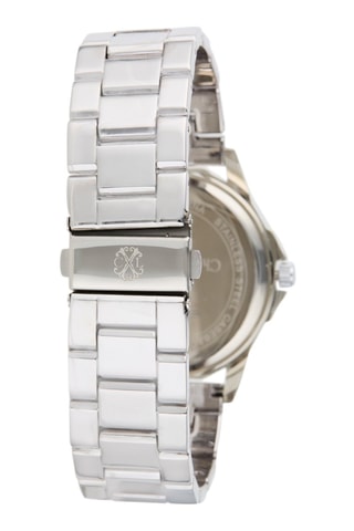 Reloj de cuarzo de metal aleado - Plateado