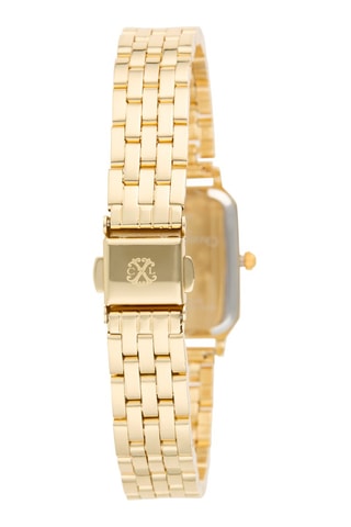 Reloj de cuarzo de aleación - Dorado y beige