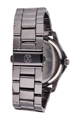 Reloj de cuarzo de acero - Gris y plateado
