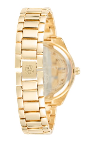 Reloj de cuarzo de metal aleado - Dorado