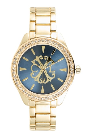 Reloj de cuarzo de metal aleado - Dorado