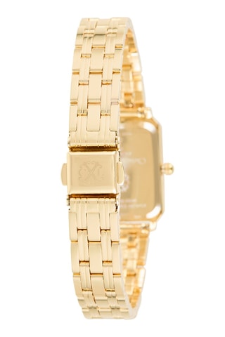 Reloj de cuarzo de metal aleado - Dorado y blanco