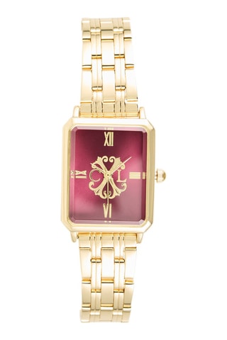 Reloj de cuarzo de metal aleado - Dorado