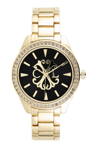 Reloj de cuarzo de metal aleado - Dorado