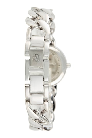 Reloj de cuarzo de metal aleado - Plateado