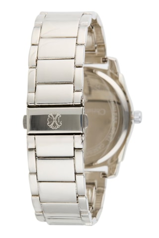 Reloj de cuarzo de metal aleado - Plateado