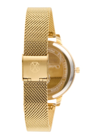 Reloj de cuarzo de metal aleado - Dorado