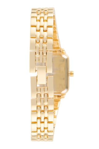 Reloj de cuarzo de metal aleado - Dorado y gris