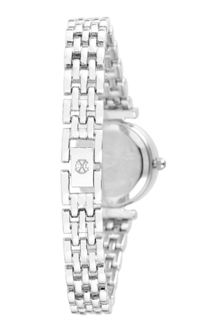 Reloj de cuarzo de metal aleado - Plateado