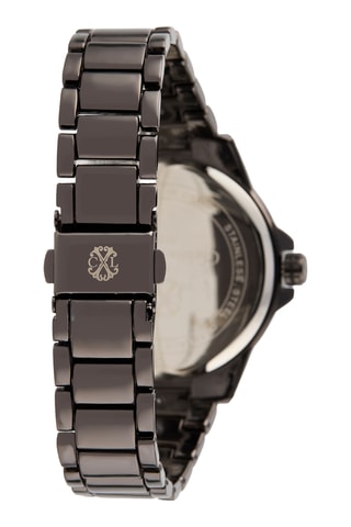 Reloj de cuarzo de metal - Negro