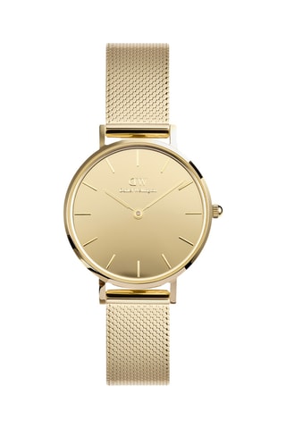 Montre à quartz en acier - Doré