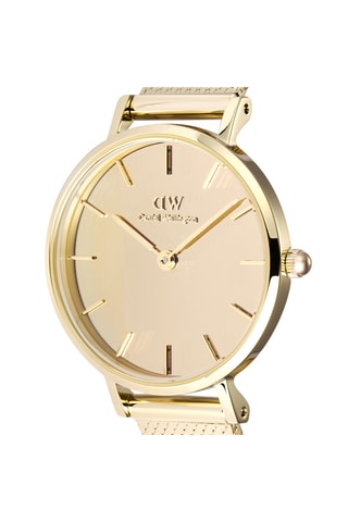 Montre à quartz en acier - Doré
