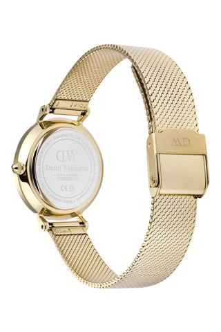 Montre à quartz en acier - Doré