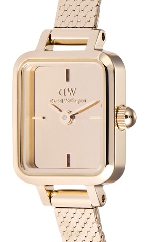 Montre à quartz en acier - Doré rose