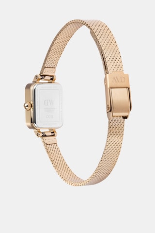 Montre à quartz en acier - Doré rose