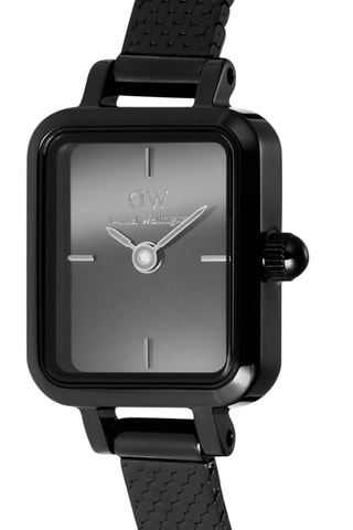 Montre à quartz en acier - Noir