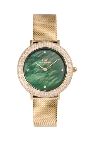 Montre à quartz en acier - Doré