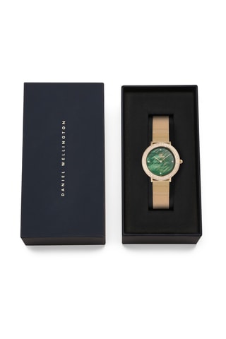 Montre à quartz en acier - Doré