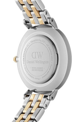 Montre à quartz en acier inoxydable et nacre Petite 28 - Argenté et doré