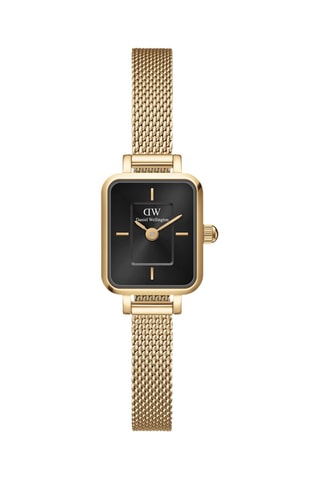 Montre à quartz en acier - Doré et noir