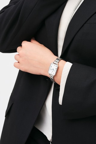 Montre à quartz en acier - Argenté