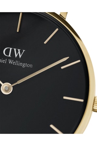 Montre à quartz en acier Evergold 28 mm - Doré et noir