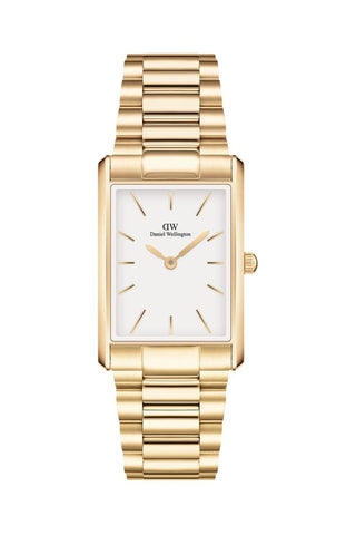 Montre à quartz en acier inoxydable Bound - Doré et blanc