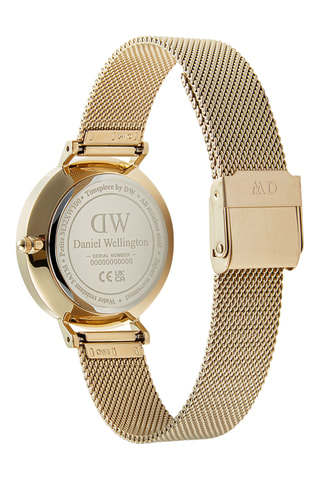 Montre à quartz en acier - Doré