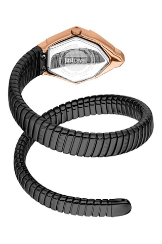 Reloj de cuarzo de metal - Negro y dorado