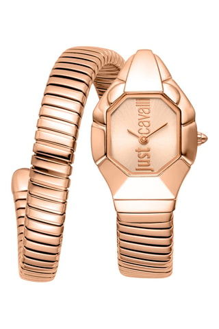 Reloj de cuarzo de acero - Rosa dorado