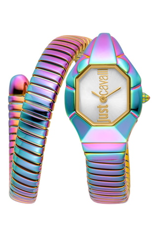 Reloj de cuarzo de acero - Multicolor